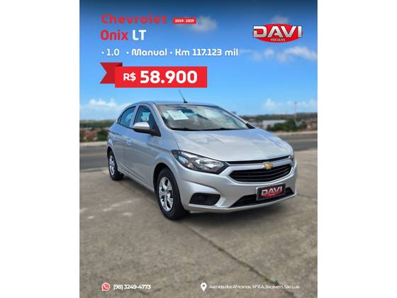 CHEVROLET ONIX 1.0 MPFI LT 8V FLEX 4P MANUAL CHEVROLET ONIX 1.0 MPFI LT 8V FLEX 4P MANUAL